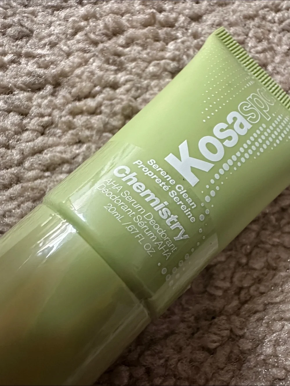 Kosas Sport Body Wash Tube in Light Green